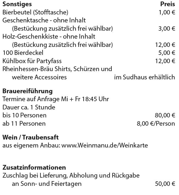 Preisliste 2021_Seite 2